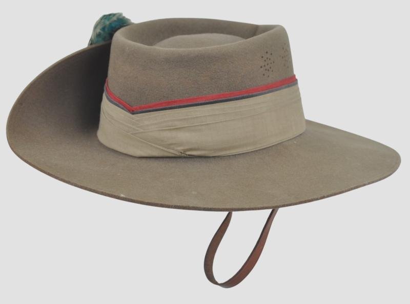 WW2 British Royal Artillery Slouch Hat - West African Rifles Interest — image 5