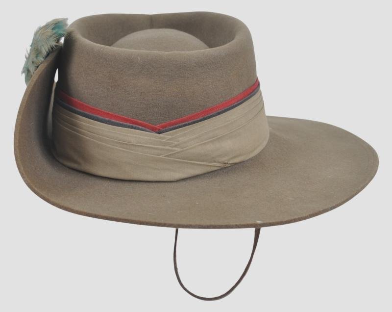 WW2 British Royal Artillery Slouch Hat - West African Rifles Interest — image 6