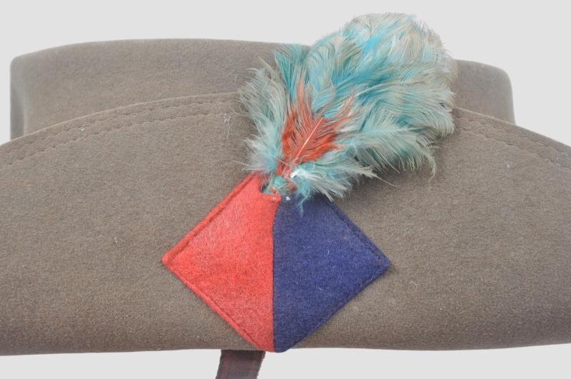 WW2 British Royal Artillery Slouch Hat - West African Rifles Interest — image 7