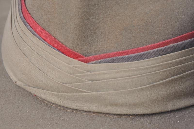 WW2 British Royal Artillery Slouch Hat - West African Rifles Interest — image 9