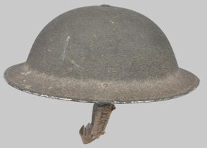 WW2 British Thick Textured Camouflage MkII Steel Helmet 1939