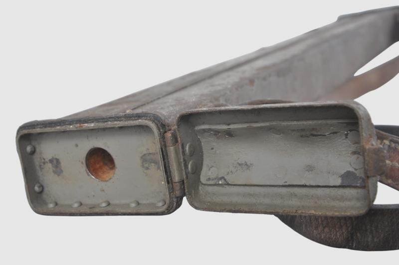 WW1 German MG08 Maxim Machine Gun Barrel Carrier With Shrapnel Hits — image 10