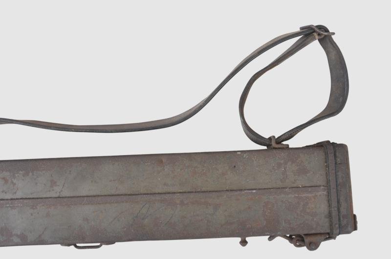 WW1 German MG08 Maxim Machine Gun Barrel Carrier With Shrapnel Hits — image 4