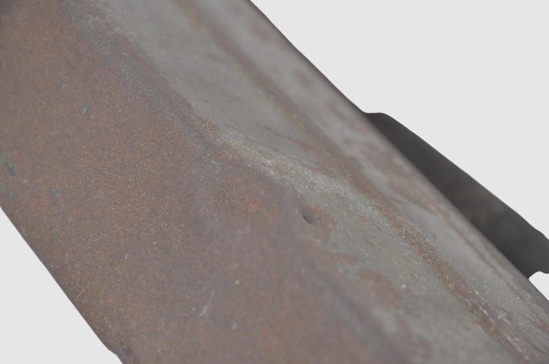 WW1 German MG08 Maxim Machine Gun Barrel Carrier With Shrapnel Hits — image 9