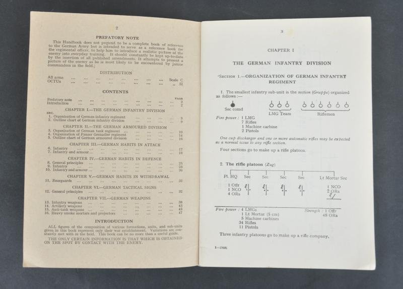 WW2 British 'Regimental Officers Handbook Of The German Army' 1943 — image 2