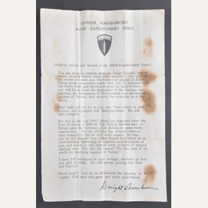 Original & Rare D-Day Eisenhower ' June 6, 1944, Order …