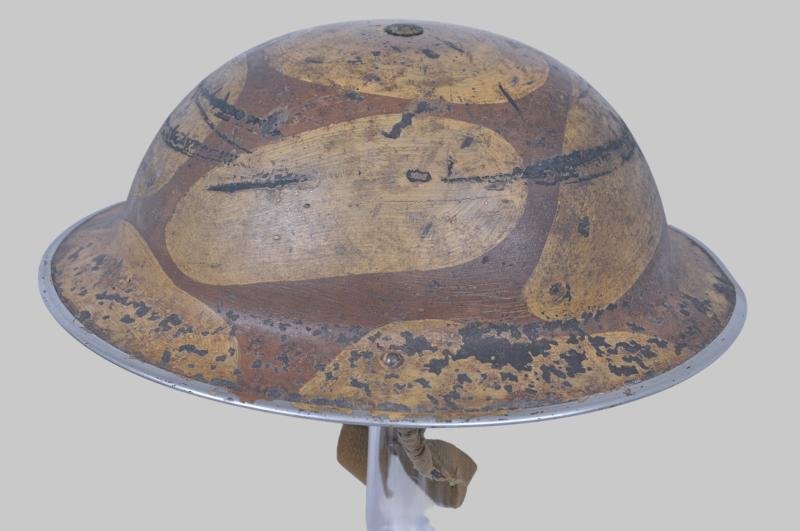 WW2 British Malta Camouflage Helmet 1939 — image 2