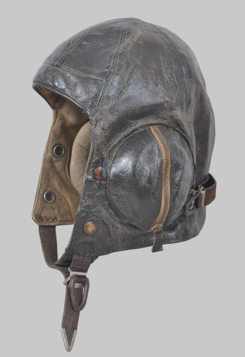 WW2 British 1939 Dated B Type Flying Helmet - Wearer KIA 26th March 1942 Holland — image 3