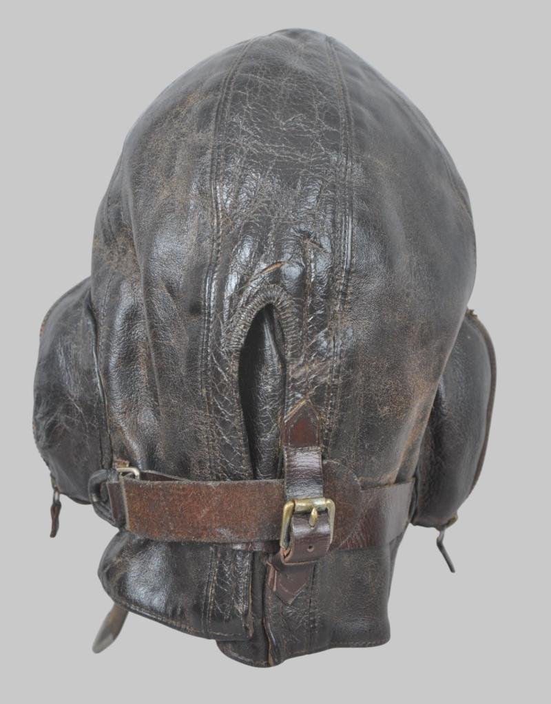 WW2 British 1939 Dated B Type Flying Helmet - Wearer KIA 26th March 1942 Holland — image 5