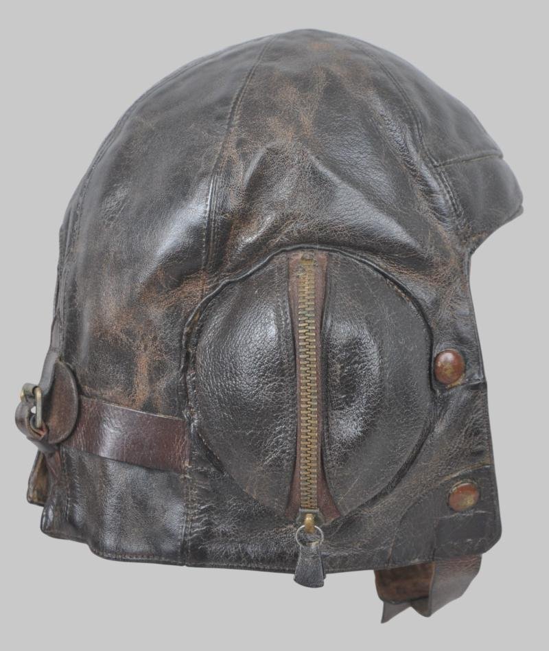 WW2 British 1939 Dated B Type Flying Helmet - Wearer KIA 26th March 1942 Holland — image 6