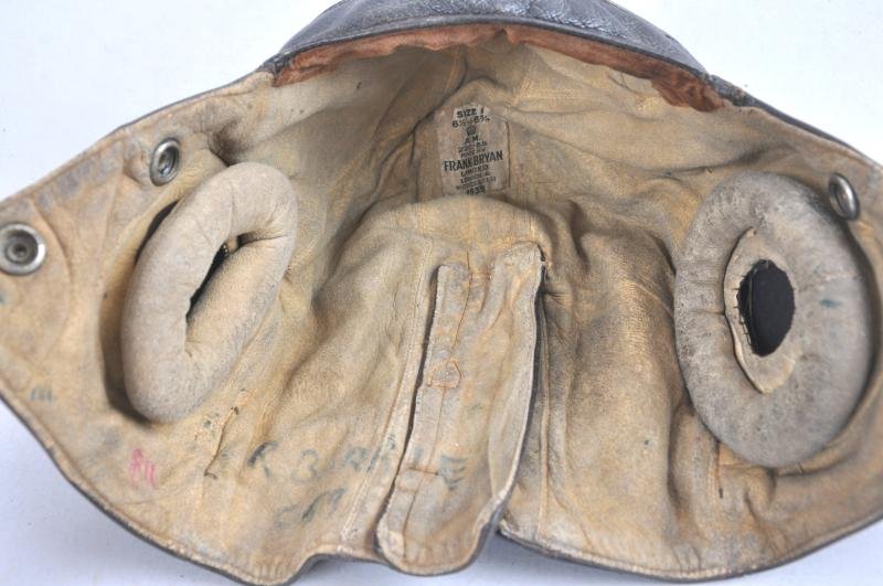 WW2 British 1939 Dated B Type Flying Helmet - Wearer KIA 26th March 1942 Holland — image 7