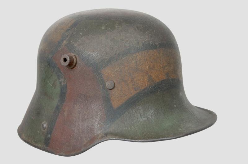 WW1 German M16 Camouflage Helmet — image 3