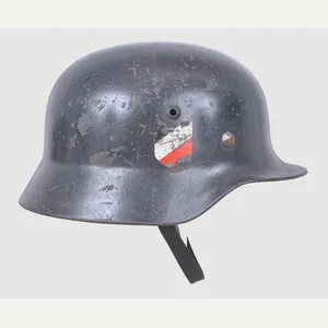 WW2 German M35 Double Decal Helmet- Unit Marked To A …