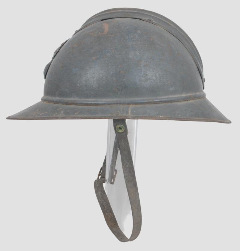 WW1 French Infantry M15 Adrian Helmet — image 3