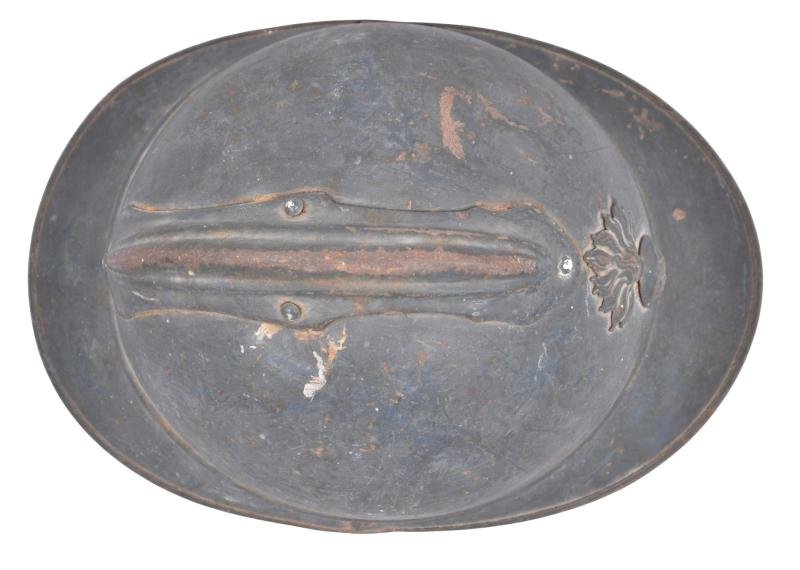 WW1 French Infantry M15 Adrian Helmet — image 8