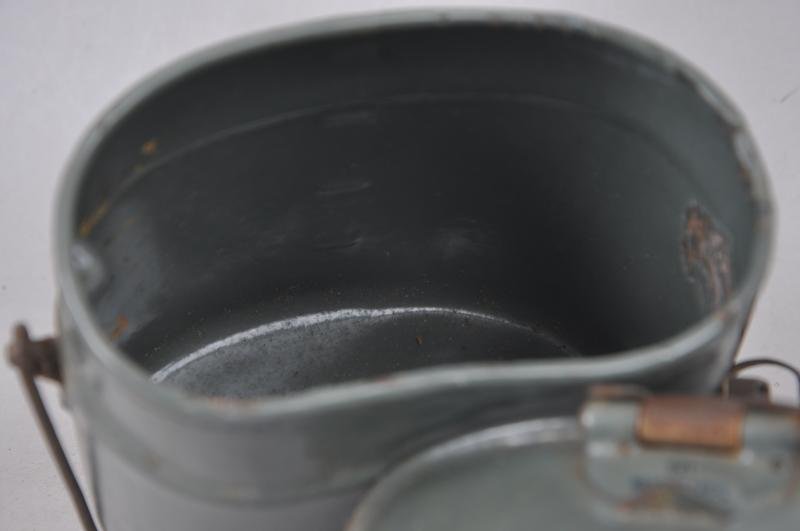 WW1 German Enamel Messtin - Matching Maker & 1918 Dates — image 6