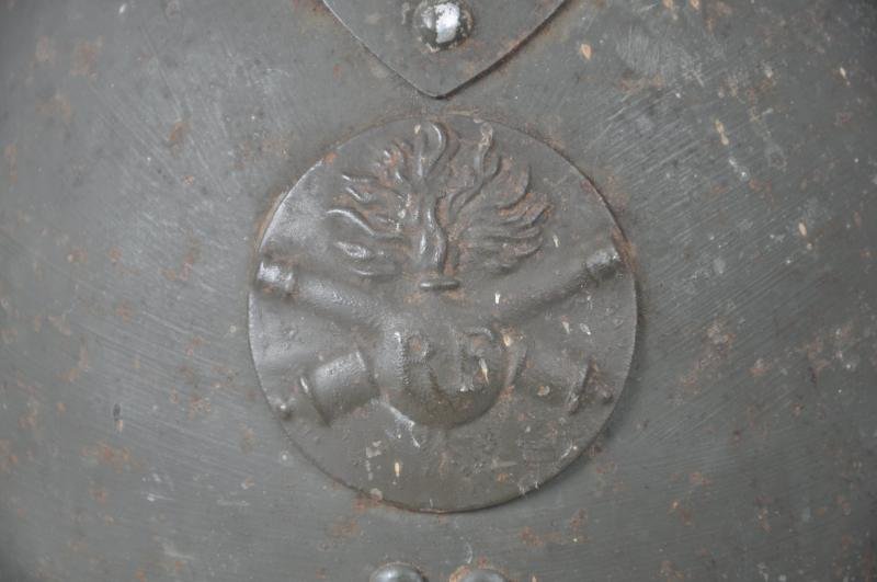 WW2 French M26 'Battle For France' Infantry Adrian Helmet — image 8