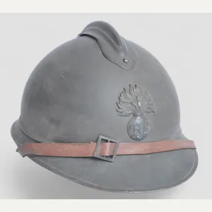 WW1 French Infantry M15 Adrian Helmet - Early Issue