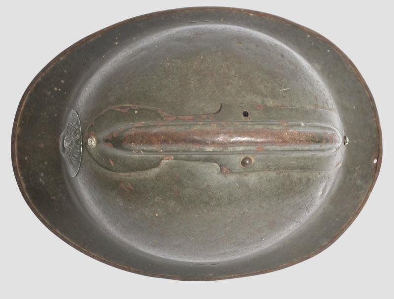 WW2 French ***Named*** 1940 Battle For France Infantry M26 Adrian Helmet — image 6