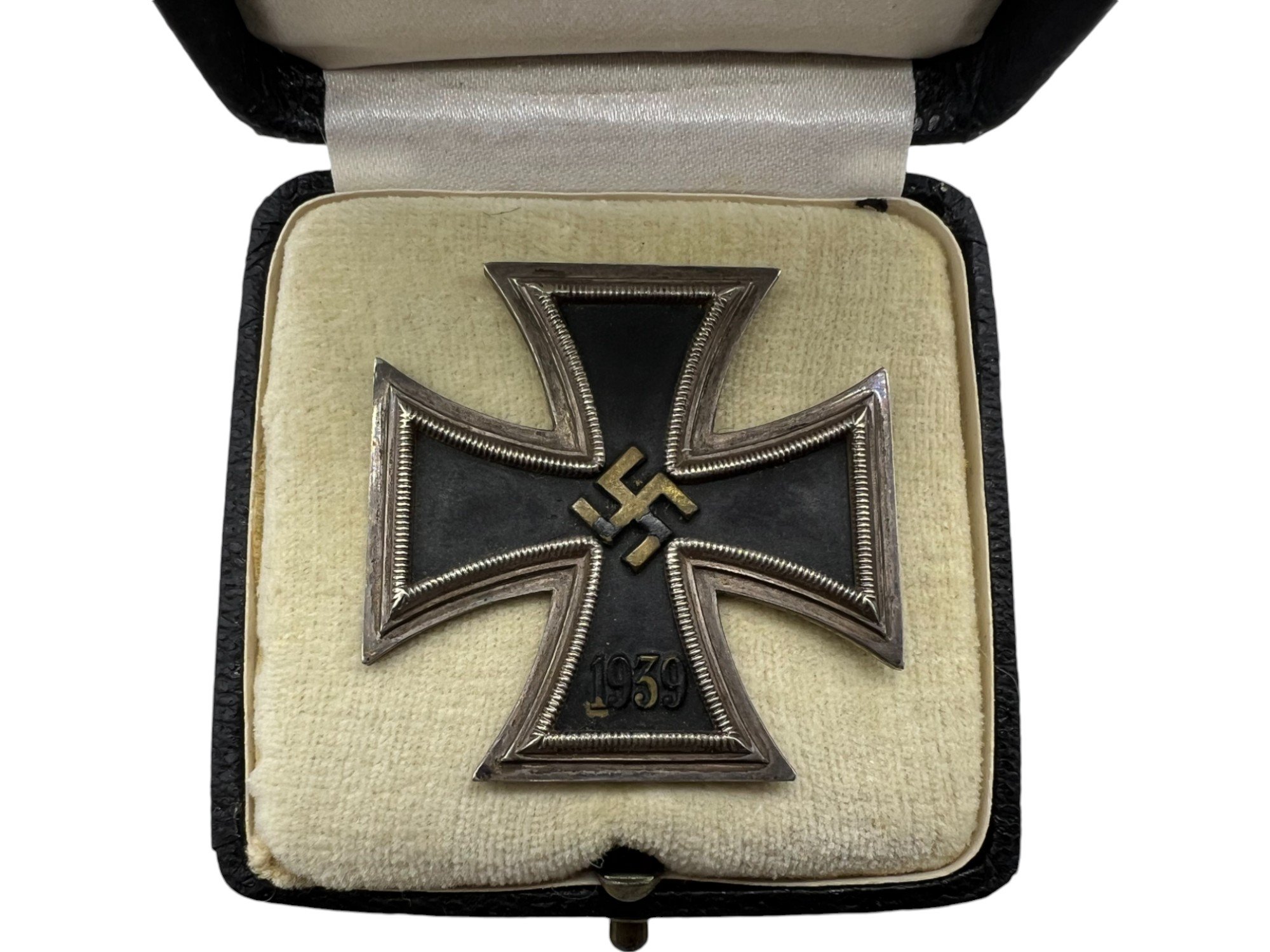 Cased 1939 Iron Cross 1st Class by Souval. Non Magnetic Core — image 2