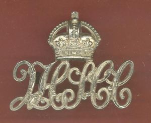 South Africa. Queenstown High School Cadet Corps cap badge