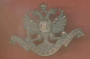 1st King's Dragoon Guards Officer's OSD cap badge