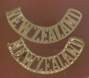 NEW ZEALAND WW1 shoulder titles