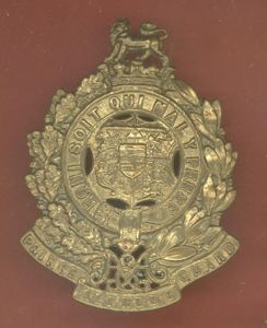South African Prince Alfred's Guard helmet plate
