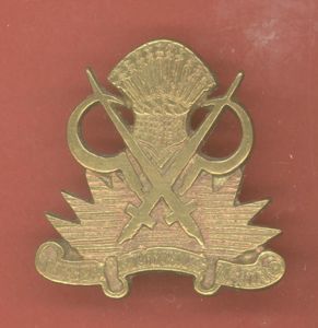 Indian Army Military Farms Department cap badge