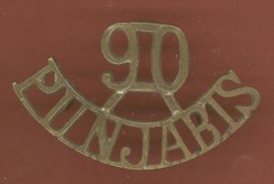 Indian Army 90 / PUNJABIS WW1 shoulder title
