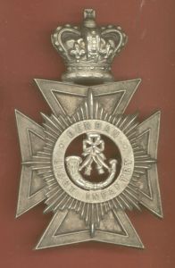 South Africa. Durban Light Infantry Victorian helmet plate