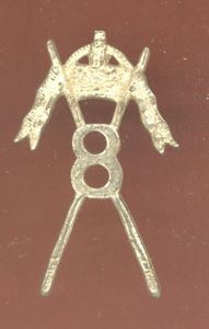 Indian Army 8th Cavalry head-dress badge