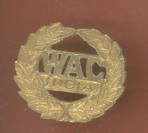 Women's Auxiliary Corps (India) WW1 cap badge