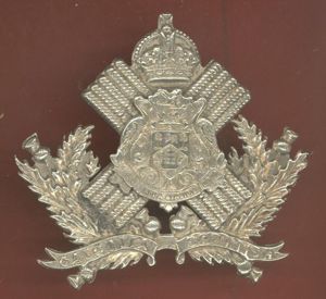 Indian Army. Calcutta Scottish WW1 Officer's glengarry badge