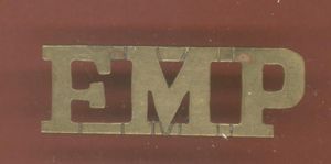 Malayian Federation of Malaya Police shoulder title