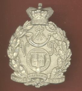 South African Prince Alfred's Guard Victorian glengarry badge