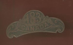 Canadian 183rd Manitoba Beavers Bn. WW1 CEF shoulder title