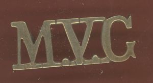 Indian Army Madras Volunteer Guard shoulder title