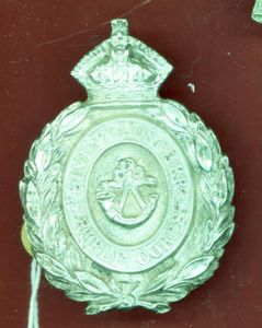 Indian Army Sind Volunteer Rifle Corps Victorian Officer's H/M silver …