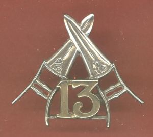 Indian Army 13th Rajputs (The Shekhawati Regiment) Officers WW1 cap …