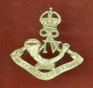 Indian Army 4th Bn. (Wildes) 13th Frontier Force Rifles head-dress …