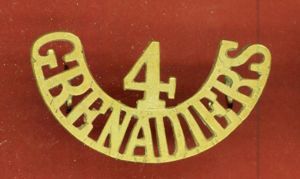 India Army 4 / Grenadiers shoulder title