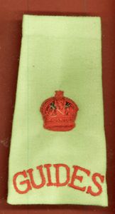 Indian Queen Victoria's Own Corps of Guides Officer Rank Slip …