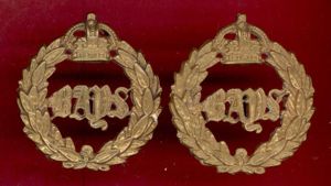2nd Dragoon Guards ,The Queens Bays OR's collar badges