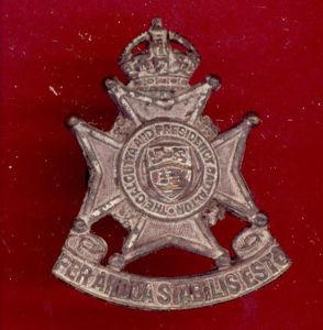 Indian Army ; Calcutta & Presidency Battalion cap badge