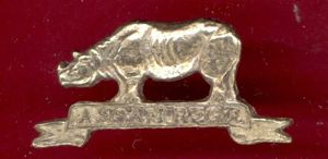 Indian Army Assam Regiment head-dress badge