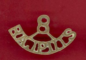 Indian Army 8th Rajputs Regiment WW1 shoulder title