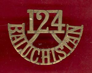 Indian Army WW1 124th Duchess of Connaughts Own Baluchistan Infantry …