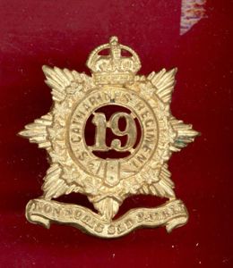 Canadian Militia 19th St. Catherine's Regiment cap badge.