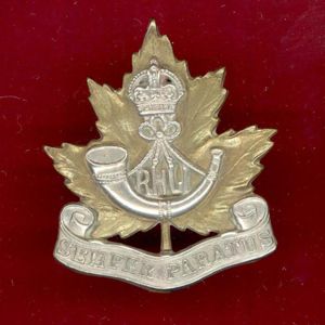 Canadian R.H.L.I. Wentworth Regiment WW2 cap badge